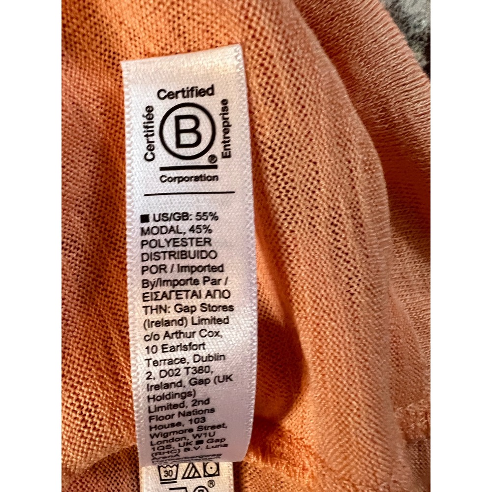 Athleta Breezy Wrap Tank Top XS Peach Sleeveless Modal Blend Lightweight - Picture 8 of 10